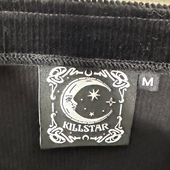 KILLSTAR Griselda Double Breasted Corduroy Mini Dress Black Sz M {G35} - Picture 5 of 6